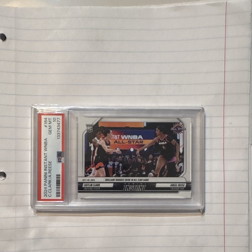 Panini Instant WNBA 2024 #164 Caitlin Clark/Angel Reese RC PSA /6714 All-Star
