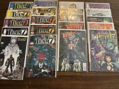 20 Image Comics Bagged Boarded Team 7 Tenth Touch Of Silver