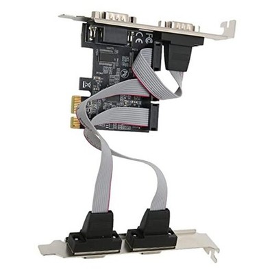 4 Port PCI Express RS232 Serial Adapter Card, PCIe RS232 Serial Host