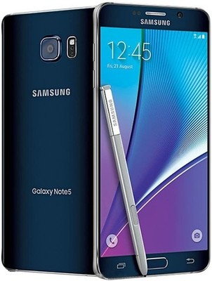 Samsung Galaxy Note5 - 32 GB -Black Sapphire Verizon(CrackedScreen,Back&Battery)