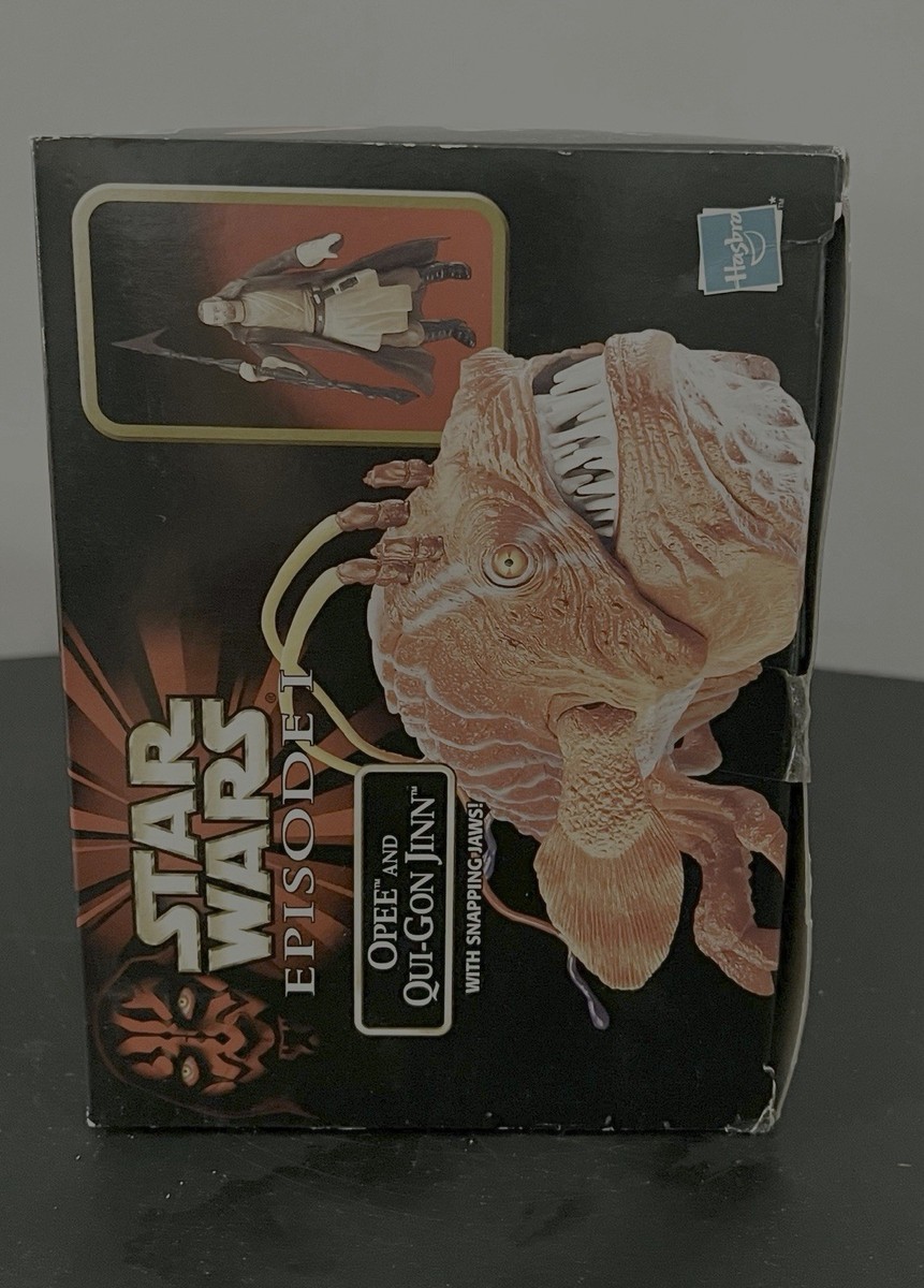 Hasbro Star Wars Episode 1 Qui Gon Jinn On Eopie Action Figure for