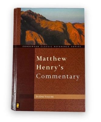 Matthew Henry's Commentary Hardcover Bible commentary by Zondervan in 1961