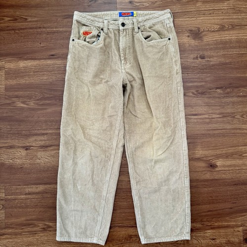 Vintage Y2K Empyre Cordhose 32x28 beige khaki gerades Bein Relaxed Fit - Bild 2 von 11