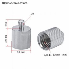Pr&auml;zisions Mikrofonst&auml;nder Adapter 5/8 Buchse auf 1/4 Buchse f&uuml;r Wasserwaage