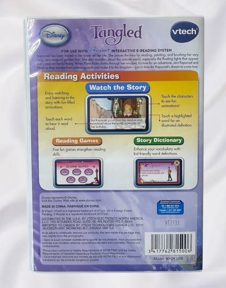 VTech V.Reader Learning System Video Game Cartridges Lot of 4 FAST SHIPPING - Image 3 of 4