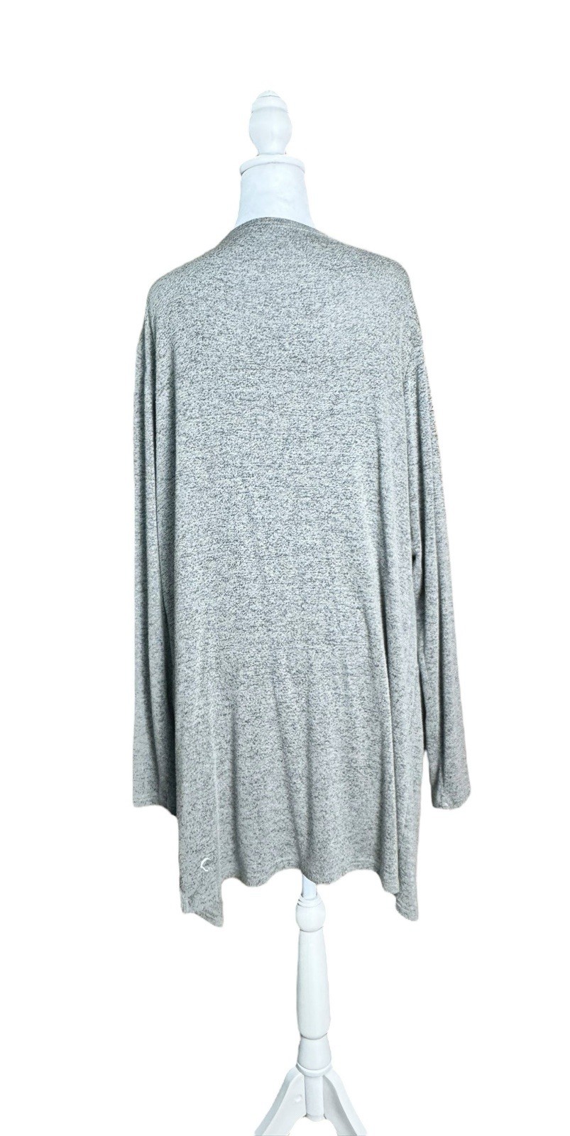 Zyia Active Heather Gray Open Front Cardigan Sz M… - image 5