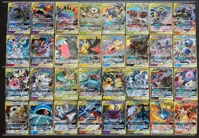 TAG Team GX RR all types Full Complete Set of 32 Japanese Pokemon