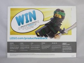 LEGO #70631 : The NINJAGO MOVIE - VOLCANO LAIR (Instruction Manual Only) (EX)