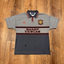 Authentic Vintage Manchester United Jersey 90s Umbro Mens Medium Soccer Kit 90s