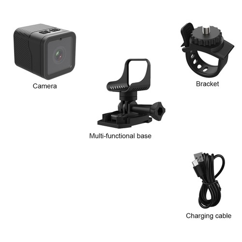 WiFi Action Camera with Microphone, 256G Card Expand 1 PCS W4U34433 - Imagen 4 de 10