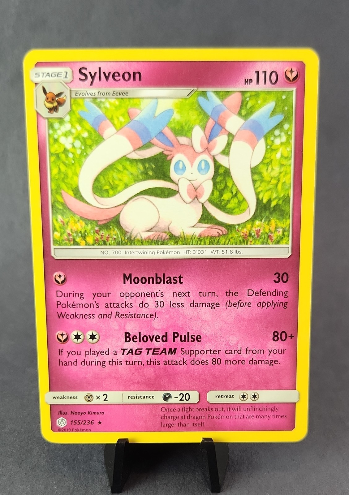 Sylveon 155/236 Sm-Cosmic Eclipse Regular