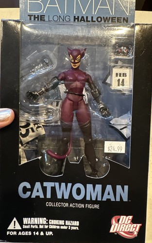 ! Modellino Batman The Long Halloween Cat Woman DC Direct nuovo con scatola - Foto 6 di 11