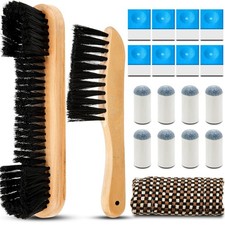 Skyley 19 Pcs Billiards Pool Table Rail Brush Cleaning Kit Pool Table Brush S...