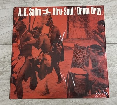 A.K. Salim - Afro-Soul / Drum Orgy Lp Vinyl Record Prestige 7379 Afro Cuban VG+