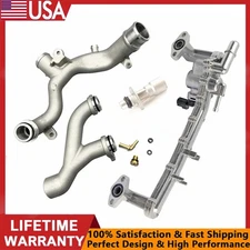 Upgraded Metal Coolant Water. Pipe System Kit Fit for Land Rover Jaguar 5.0L US