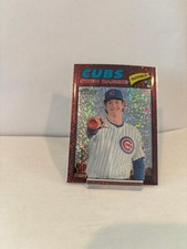 2026 Topps Heritage - Owen Caissie #360 Chrome Burgundy Sparkle RC
