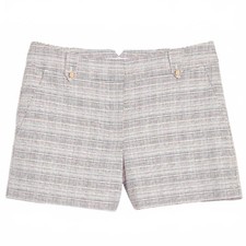 NWT LOFT Riviera Button Tab Shorts Red and Blue Dot Pattern Size 00