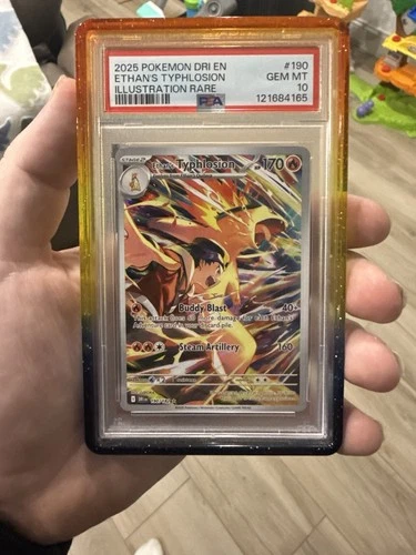 Ethan's Typhlosion 190/182 Sv10: Destined Rivals Holo PSA 10 & Daybreak V2 Guard
