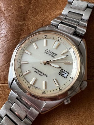 Citizen Eco-Drive Radio Solar Watch Mens 39mm wrist 18cm/7.1in