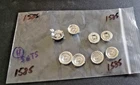 Four (4) NICE Pair of CHROME  WHEELS 1/24/25 SCALE (PARTS ONLY) PACKAGE # 1585 @