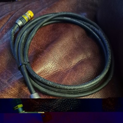 Monstervideo 2 F-Pin RF Coaxial 2M (6.5 ft) Antenna Video Cable Easy Turn Ends