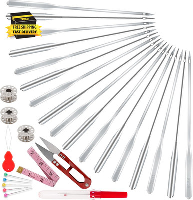Universal Sewing Machine Needles HAX1 5 Sizes, 50 PCS for Home Sewing | Compatib