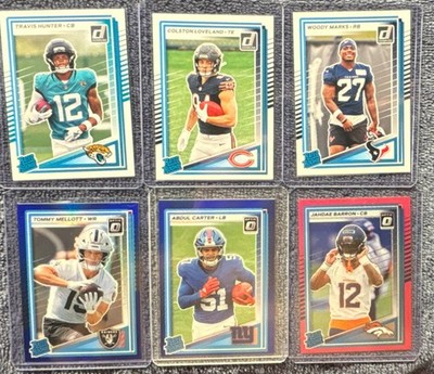 Travis Hunter Abdul Carter Optic Rookie Card Lot (6) Loveland Marks Mellott