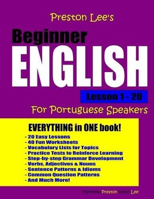 Matthew Preston Preston Lee's Beginner English Lesson 1 - 20 For P (Taschenbuch)