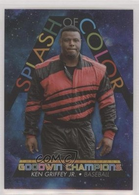 2022 Goodwin Champions Splash of Color Platinum Cosmic Ken Griffey Jr HOF 0xm8