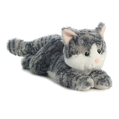 Aurora World Plush - Flopsie - LILY the Grey Tabby Cat (12 inch) New Stuffed Toy