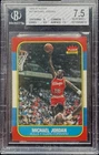 Michael Jordan 1986 Fleer Rookie Basketball Card #57. BGS 7.5. Near Mint+