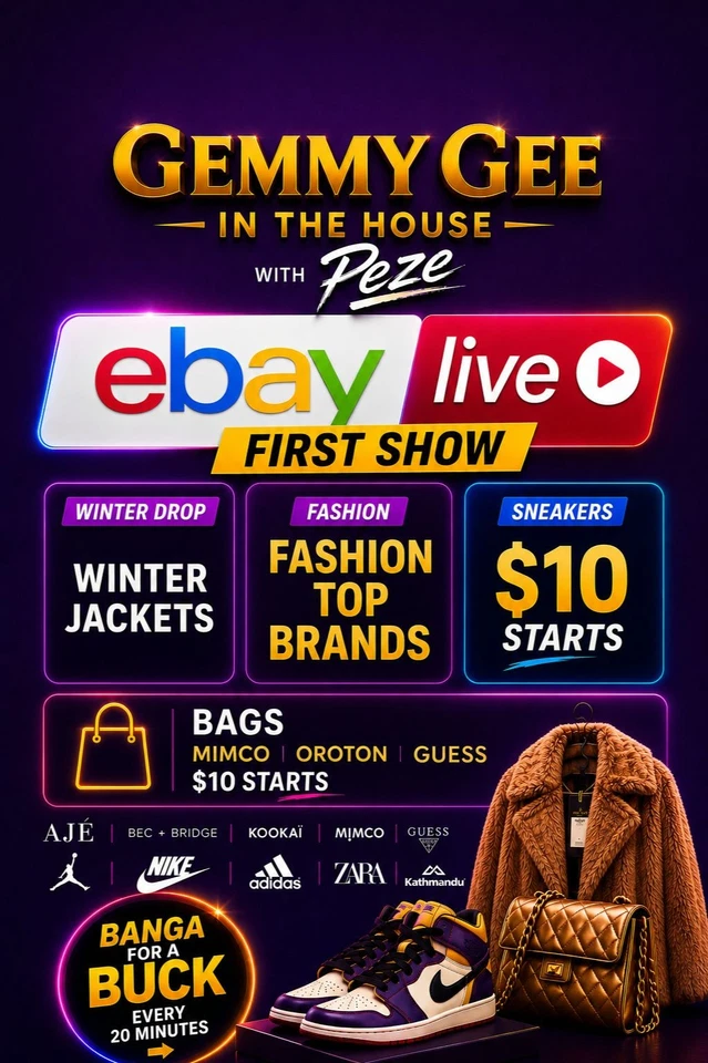 FIRST SHOW 🌟 Low starts, high brand. $5 formal wear $20 suits + BAGS BAGS
