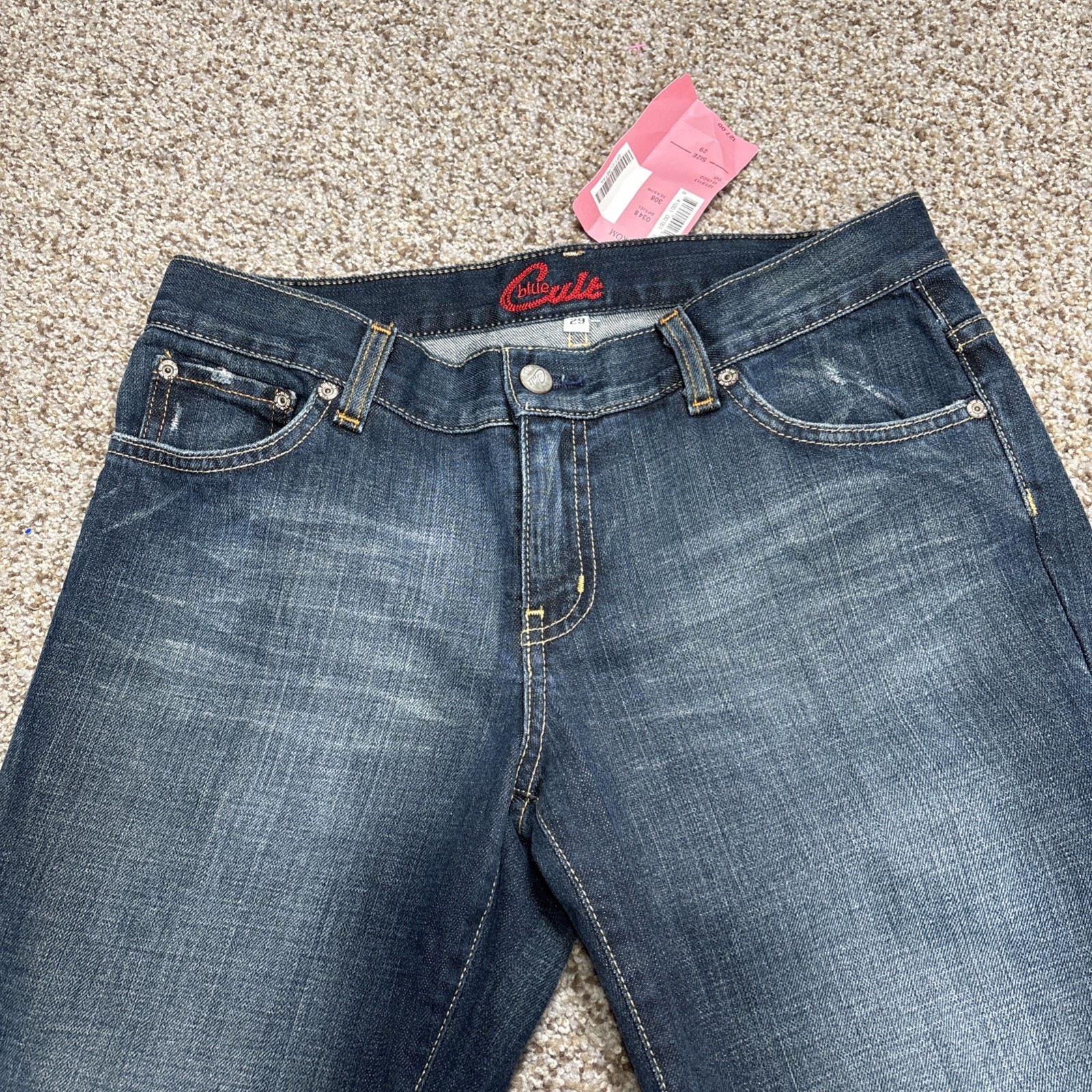 New Blue Cult Jeans Womens 29 Dark Wash Flared Vtg Fits 30 X 32 Nordstroms - View 2