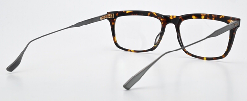 DITA Brille Stalko DTX130 TRT-GUN 53 Glanz Tortoise Graphit Rechteckig Luxus OVP - Picture 8 of 14