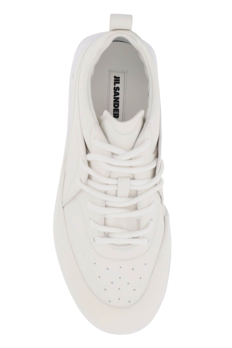スニーカー Jil Sander SS24 'Sporty' sneakers (J32WS0040P6244 102) Jil sander sneakers orb Man Sz.7 EUR.40 J32WS0040P6244 White