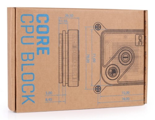 4250197137690 Alphacool Core 1 Aurora Carbon Water block Alphacool - 第 4/4 張圖片