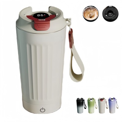 Automatic Stirring Thermos Cup, 400ml Capacity, 7000 Rpm