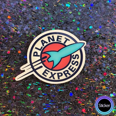 Futurama Sticker Planet Express Logo | eBay