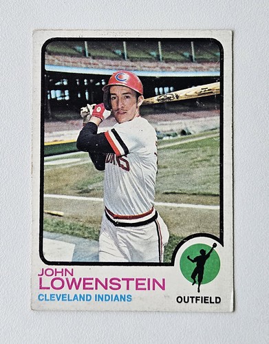 John Lowenstein VINTAGE 1973 Topps Baseball Card # 327 - Cleveland Indians