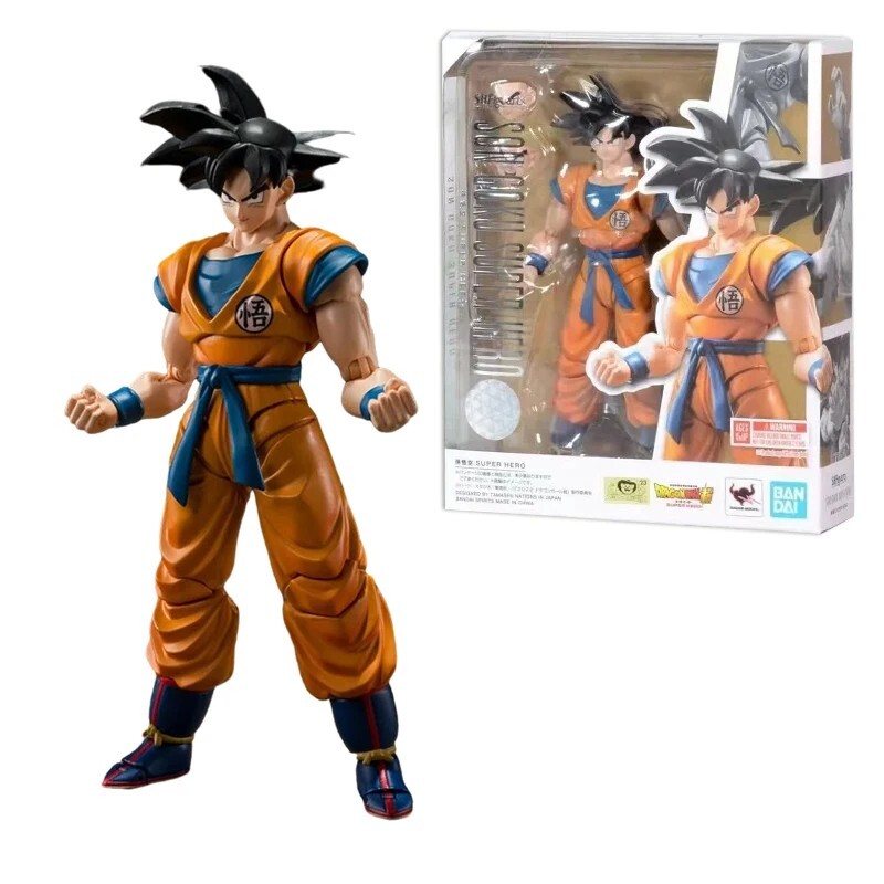 Original BANDAI Dragon Ball Z S.H.Figuarts Son Goku PVC
