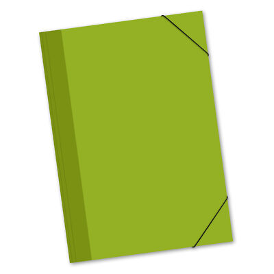 itenga Zeichenmappe Sammelmappe Künstler A2 Mappe Grün Green  Zeichnungsmappe
