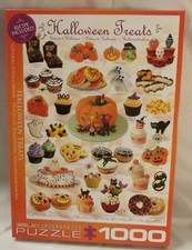 Eurographics Halloween Treats 1000 Piece Jigsaw Puzzle Made in USA NEW