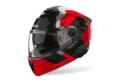 Off-Road Helmet Airoh SPECKTRE GROOVE Red Gloss