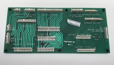 B＋COM PLAY Williams Strike Master Bowler Interconnect Circuit Board, PCB A