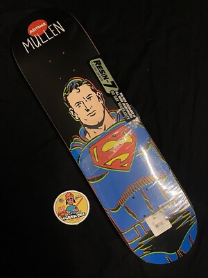 スケボー　Almost Mullen オルモストスケートボード スーパーマン RARE Rodney Mullen Superman Almost DC Comics Skateboard Deck