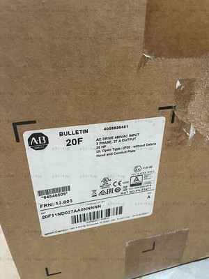 New Allen Bradley 20F11ND027AA0NNNNN SER A 20HP PowerFlex 753 VFD AC DRIVE