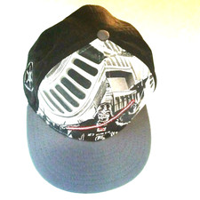 Star Wars Cap OS Darth Vader Adjust. Snapbk '13 New Era 9FIFTY Blk/Gray Rare EUC