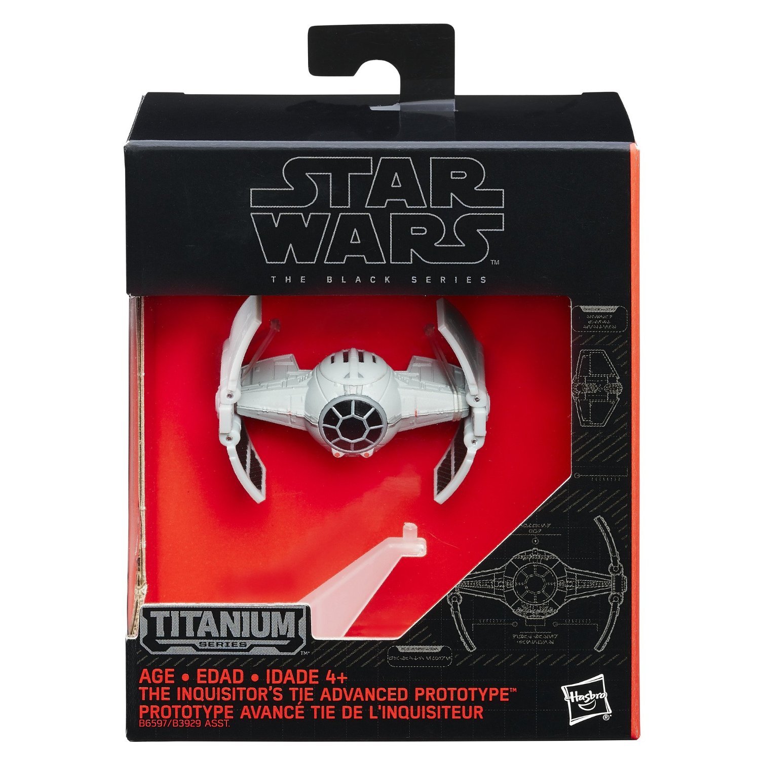 STAR WARS REBELS THE BLACK SERIES TITANIUM SERIES THE INQUISITOR’S TIE ADVANCED 