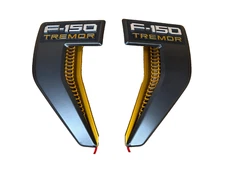 OEM FORD F-150 21-23 TREMOR GRAY Fender Vent Badge SET R&L ML34-16B115-EE