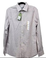 Goodfellow Mens Shirt Medium Plaid Standard Fit Button Down Long Sleeve NWT